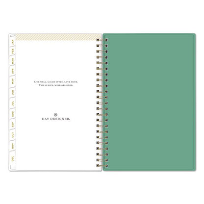Day Designer Peyton Create-Your-Own Cover Weekly/Monthly Planner, Floral Artwork, 8 x 5, White, 12-Month (Jan-Dec): 2026