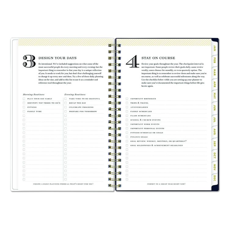 Day Designer Peyton Create-Your-Own Cover Weekly/Monthly Planner, Floral Artwork, 8 x 5, Navy Cover, 12-Month (Jan-Dec): 2026