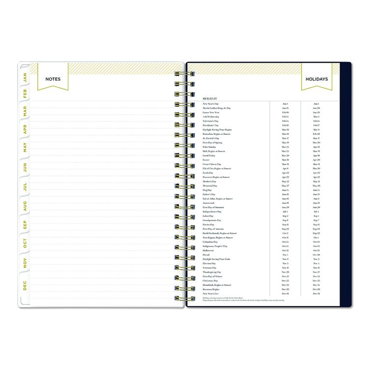 Day Designer Peyton Create-Your-Own Cover Weekly/Monthly Planner, Floral Artwork, 8 x 5, Navy Cover, 12-Month (Jan-Dec): 2026
