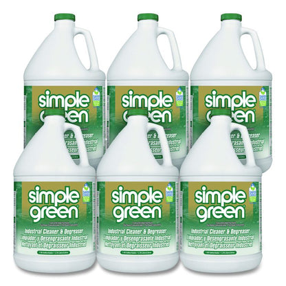 Industrial Cleaner and Degreaser, Concentrated, 1 Gallon Bottle, 6/Carton