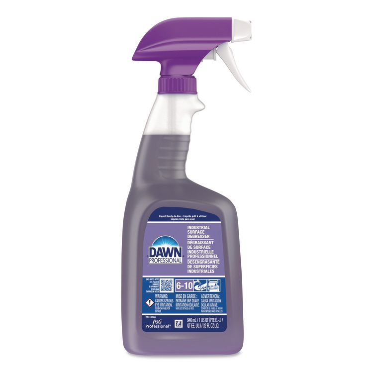 Heavy Duty Degreaser Spray, 32 oz Bottles, 6 Bottles and 2 Trigger Sprayers/Carton