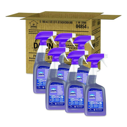 Heavy Duty Degreaser Spray, 32 oz Bottles, 6 Bottles and 2 Trigger Sprayers/Carton