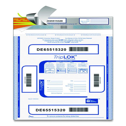 Deposit Bag, Plastic, 20" x 20", Clear, 250/Carton