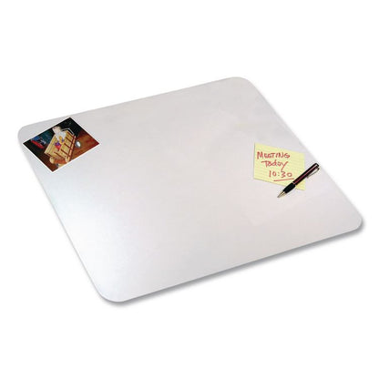 Eco-Clear Desk Pad with Antimicrobial Protection, 17" x 22", Clear