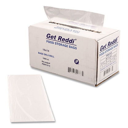 Food Bags, 0.75 mil, 10" x 14", Clear, 1,000/Carton