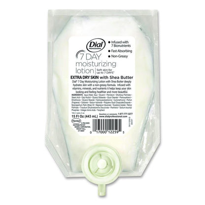 7-Day Moisturizing Lotion for Versa Dispenser, 15 oz Refill Pouch, 6/Carton
