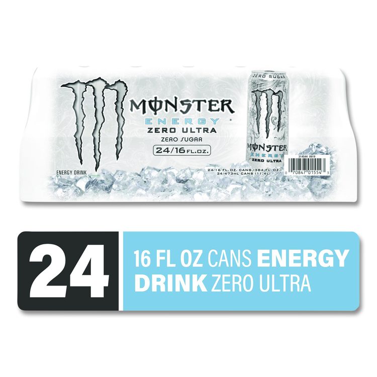 Ultra Zero, Original, 16 oz Bottle, 24/Carton