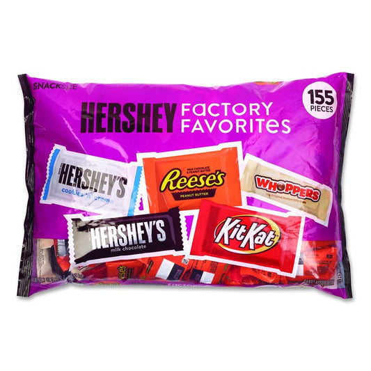 Snack Size Bulk Candy Assortment, Assorted Flavors, Individually Wrapped, 155 Pieces