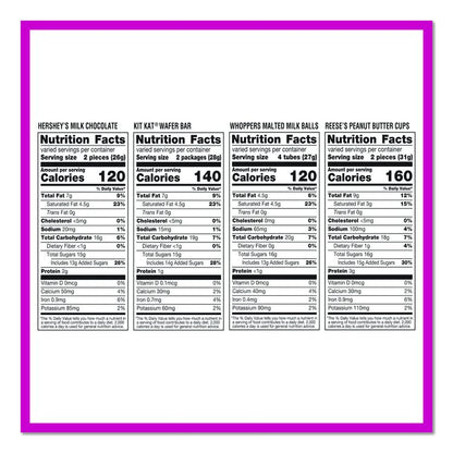 Snack Size Bulk Candy Assortment, Assorted Flavors, Individually Wrapped, 155 Pieces