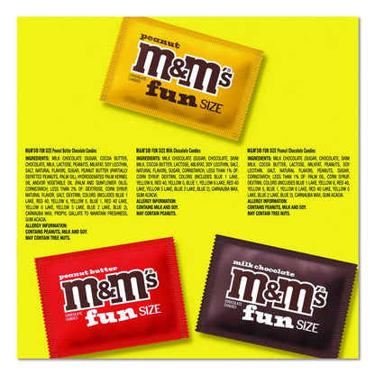 Milk Chocolate, Peanut and Peanut Butter Fun Size Variety Pack, Assorted Flavors, Individually Wrapped, 90 Pieces