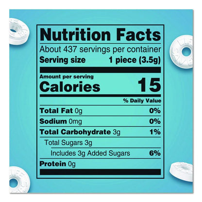 Mints Pep-O-Mint, Peppermint, Individually Wrapped, 53.95 oz Bag