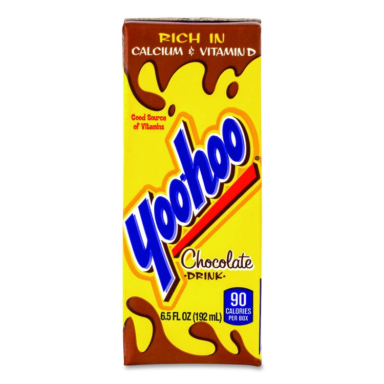 Chocolate Drink Boxes, Chocolate, 6.5 oz Box, 40/Carton