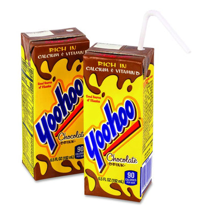 Chocolate Drink Boxes, Chocolate, 6.5 oz Box, 40/Carton