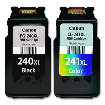 5206B005 (PG-240XL/CL-241XL) High-Yield Ink/Paper Combo, Black/Tri-Color