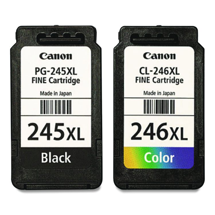 8278B005 (PG-245XL/CL-246XL) Ink/Paper Combo, 180/300 Page-Yield, Black/Tri-Color