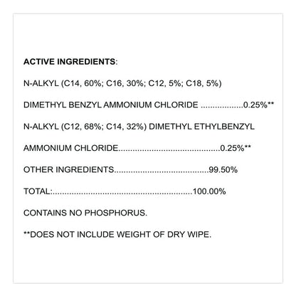 VersaSure Cleaner Disinfectant Wipes, Refill, 1-Ply, 12 x 10, Fragranced, White, 110/Pouch, 2 Pouches/Carton