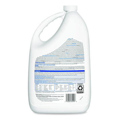 Spore Defense Cleaner Disinfectant, Open System, Unscented, 1 gal Refill Bottle, 4/Carton