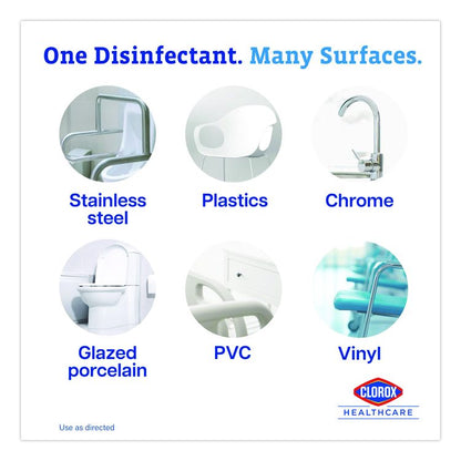 Spore Defense Cleaner Disinfectant, Open System, Unscented, 1 gal Refill Bottle, 4/Carton
