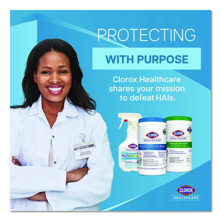 Spore Defense Cleaner Disinfectant, Open System, Unscented, 1 gal Refill Bottle, 4/Carton