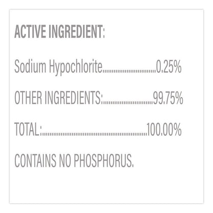 Spore Defense Cleaner Disinfectant, Open System, Unscented, 1 gal Refill Bottle, 4/Carton