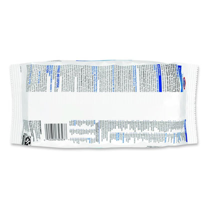 Bleach Germicidal Wipes, Disinfectant Wipes, 1-Ply, 6.75 x 9, Unscented, White, 100 Wipes/Flex-Pack, 6 Flex-Packs/Carton
