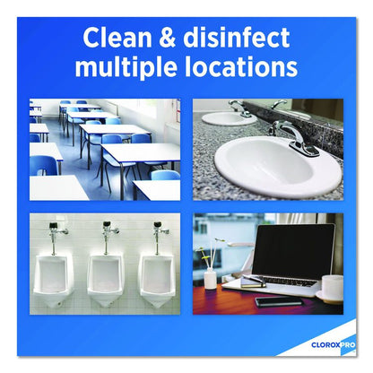 CloroxPro Clean-Up Disinfectant Cleaner with Bleach, 128 oz Refill Bottle, 4/Carton