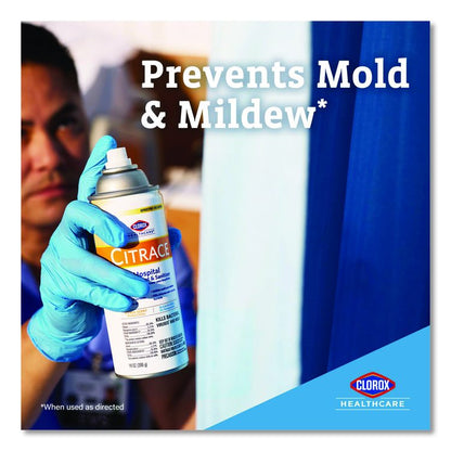 Citrace Hospital Disinfectant and Sanitizer, Citrus Scent, 14 oz Aerosol Spray, 12/Carton