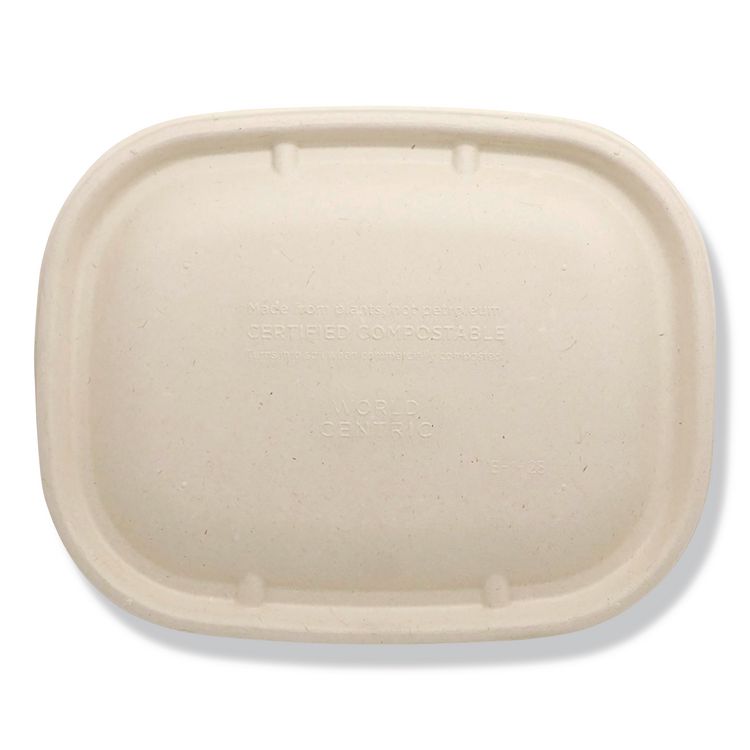 Fiber Lids for Fiber Containers, 8.9 x 6.9 x 0.4, Natural, Paper, 400/Carton