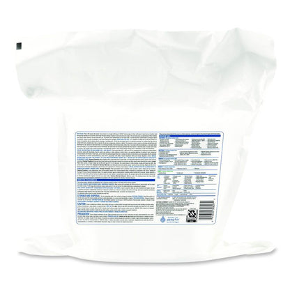 Hydrogen Peroxide Cleaner Disinfectant Wipes, 12 x 11, Unscented, White, 185/Pack, 2 Packs/Carton