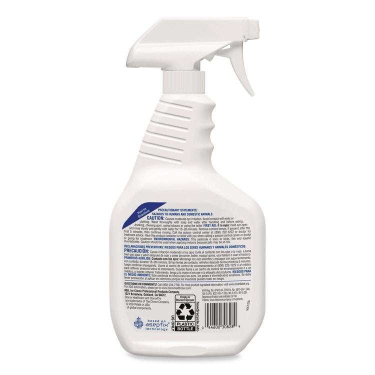 Hydrogen-Peroxide Cleaner/Disinfectant, Unscented, 32 oz Spray Bottle, 9/Carton