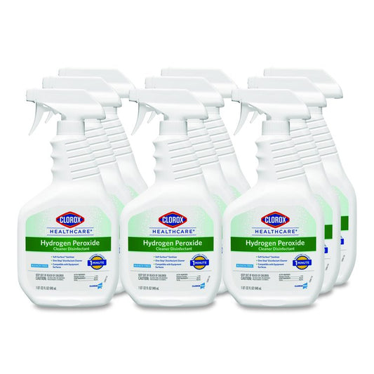 Hydrogen-Peroxide Cleaner/Disinfectant, Unscented, 32 oz Spray Bottle (Each)