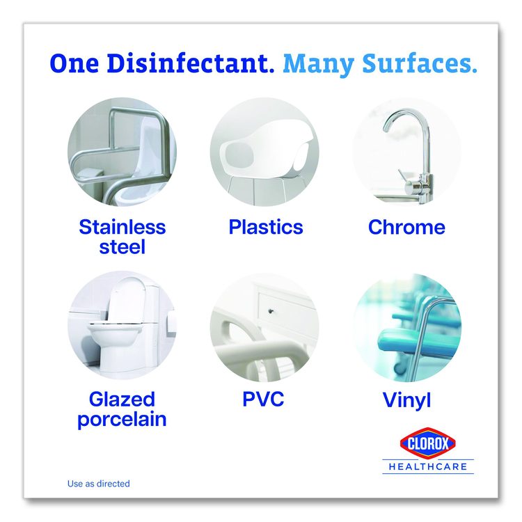 Fuzion Cleaner Disinfectant, Unscented, 32 oz Spray Bottle, 9/Carton