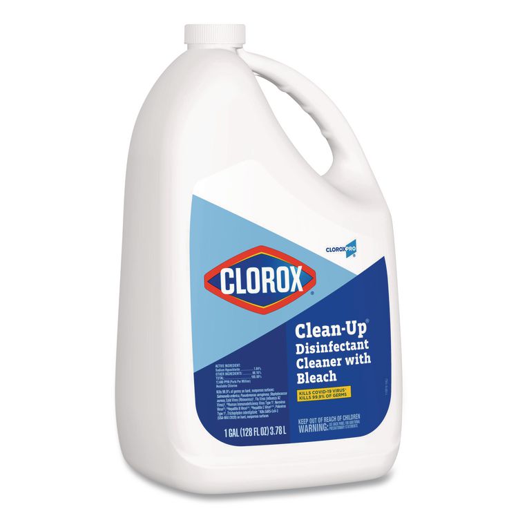 CloroxPro Clean-Up Disinfectant Cleaner with Bleach, 128 oz Refill Bottle