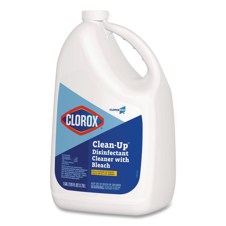 CloroxPro Clean-Up Disinfectant Cleaner with Bleach, 128 oz Refill Bottle