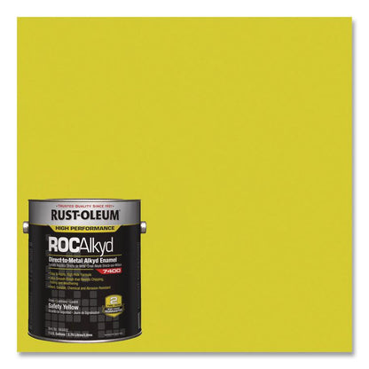 High Performance 7400 System 450 VOC DTM Alkyd Enamel Paint, Gloss Safety Yellow, 1 gal. Bucket/Pail, 2/Carton