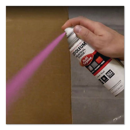 Industrial Choice 1600 System Multi-Purpose Enamel Spray Paint, Gloss Purple, 12 oz Aerosol Can, 6/Carton