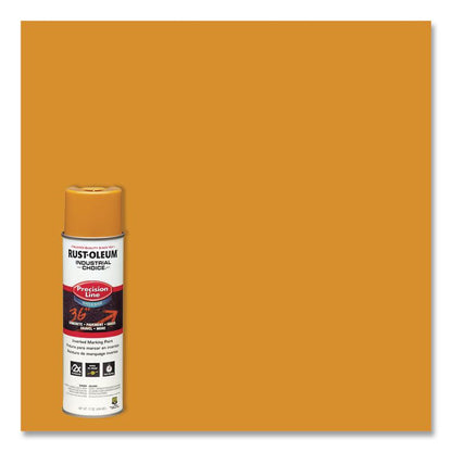 Industrial Choice M1800 System Water-Based Precision Line Marking Paint, Gloss Yellow, 17 oz Aerosol Can, 12/Carton