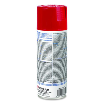 Painter's Touch 2X Ultra Cover Spray Paint, Gloss Apple Red, 12 oz Aerosol Can, 6/Carton