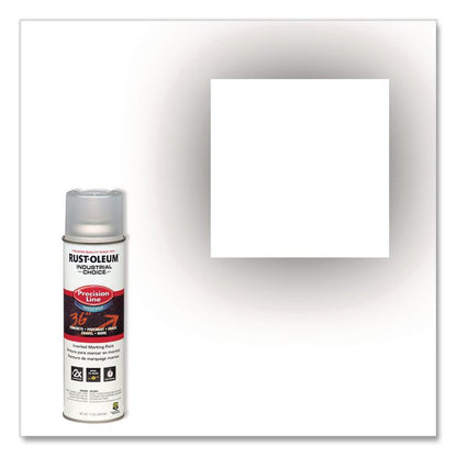 Industrial Choice M1800 System Water-Based Precision Line Marking Paint, Gloss Clear, 17 oz Aerosol Can, 12/Carton
