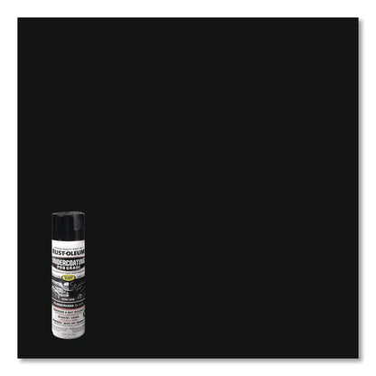 Automotive Professional Grade Rubberized Undercoating Spray, Flat Black, 15 oz Aerosol Can, 6/Carton