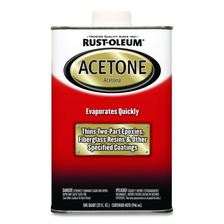 Acetone, 1 qt Can, 4/Carton