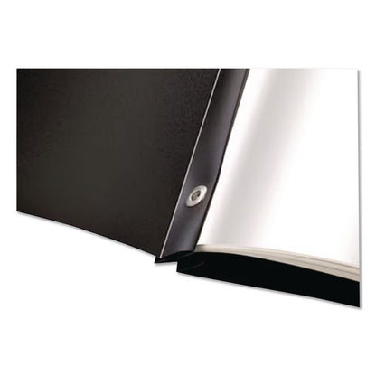 ReportPro Tabloid Portfolio, Prong Fastener, 0.19" Capacity, 11 x 17, Black/Black