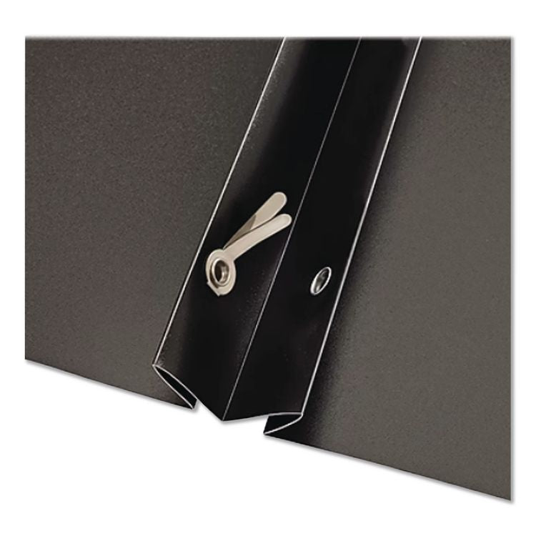 ReportPro Tabloid Portfolio, Prong Fastener, 0.19" Capacity, 11 x 17, Black/Black
