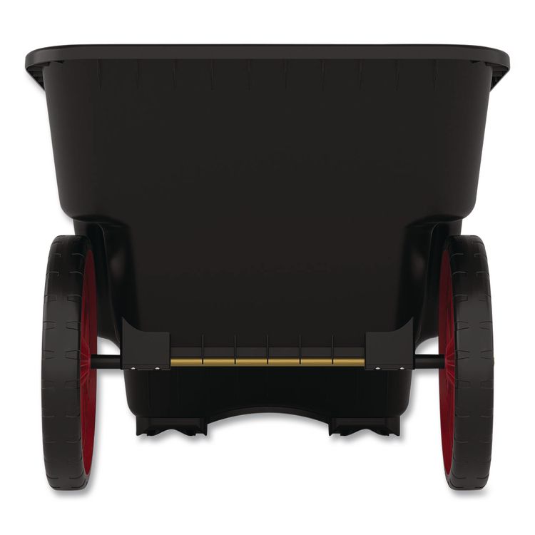 9 cu ft Yard Cart, 28 x 49.5 x 27.5, Resin, Black