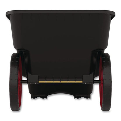 9 cu ft Yard Cart, 28 x 49.5 x 27.5, Resin, Black