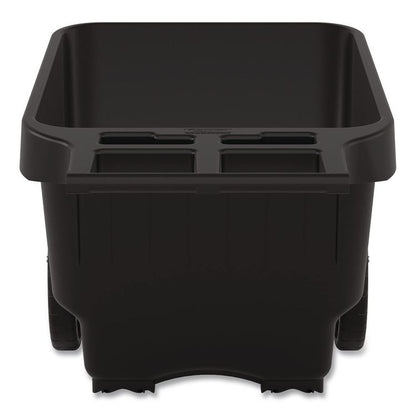 9 cu ft Yard Cart, 28 x 49.5 x 27.5, Resin, Black