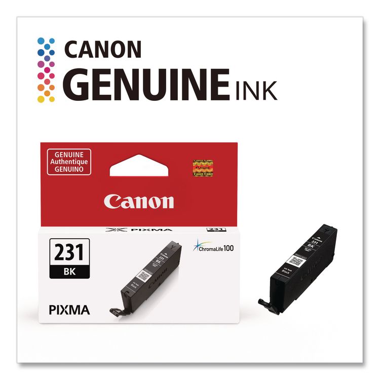 6674C001 (CLI-231) Ink, 600 Page-Yield, Black