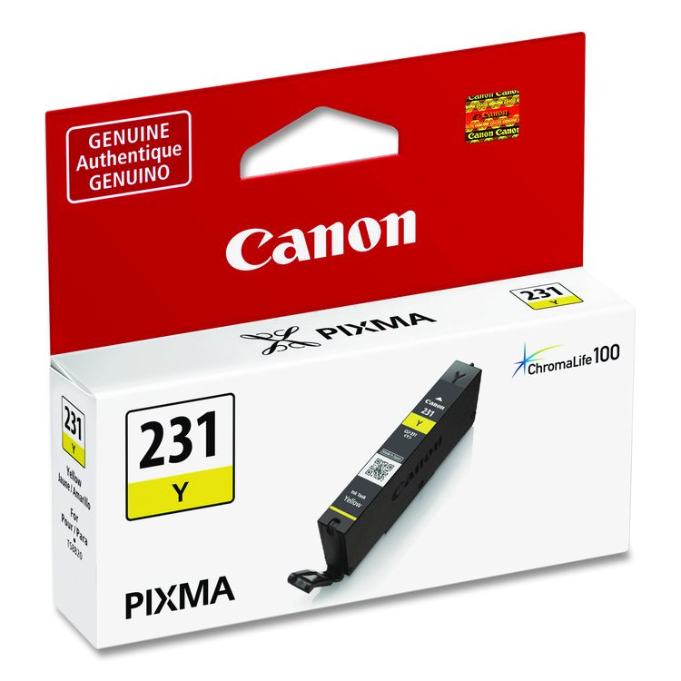 6677C001 (CLI-231) Ink, 800 Page-Yield, Yellow