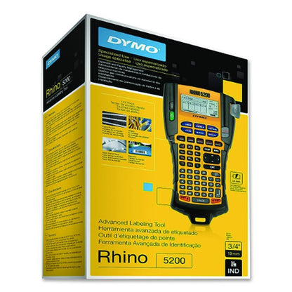Rhino 5200 Industrial Label Maker, 5 Lines, 6.12 x 11.25 x 3.5