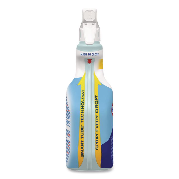 CloroxPro Clean-Up Disinfectant Cleaner with Bleach, Fresh Scent, 32 oz Smart Tube Spray Bottle, 9/Carton